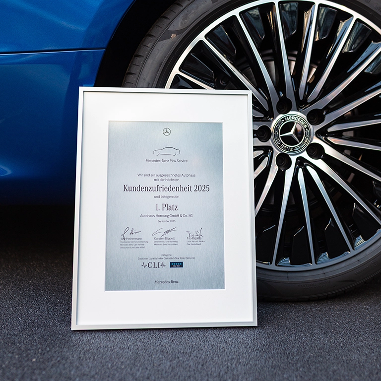 AUTOHAUS HORNUNG ist Deutschlands Nr. 1 in Kundenzufriedenheit!