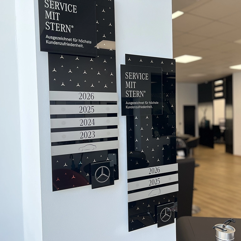Service mit Stern